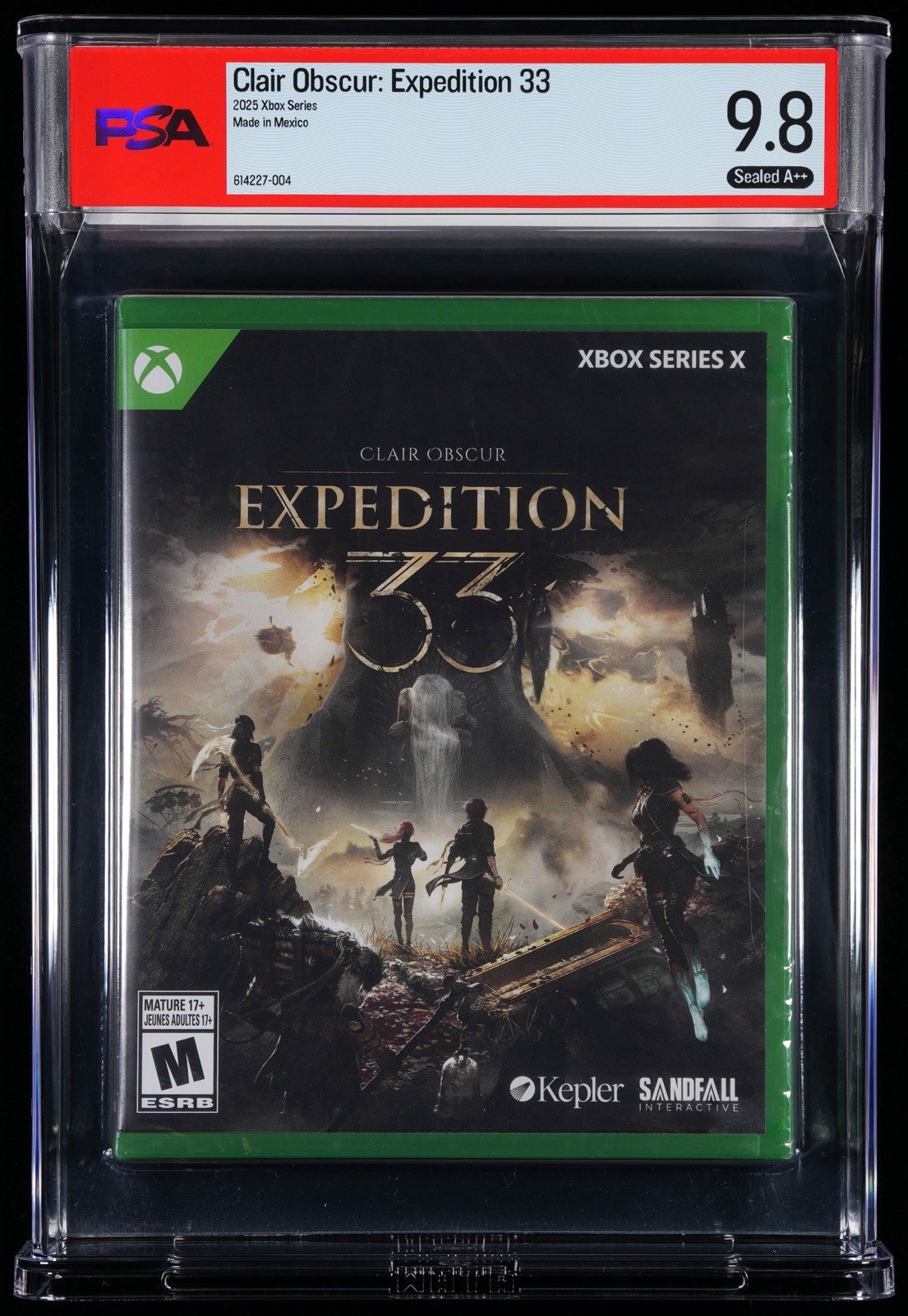 Clair Obscur: Expedition 33 (Xbox Series X, 2025) PSA Graded Sealed 9.8 A++ Top
