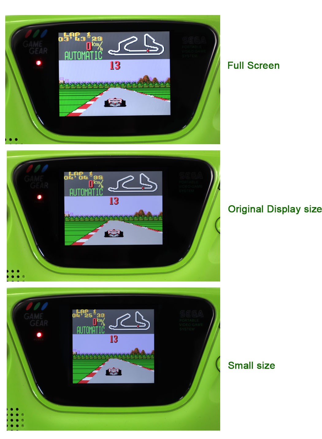 3.5″ Laminated LCD IPS Screen 640×480 HD Kit For SEGA Game Gear SEGA GG w/ SHELL