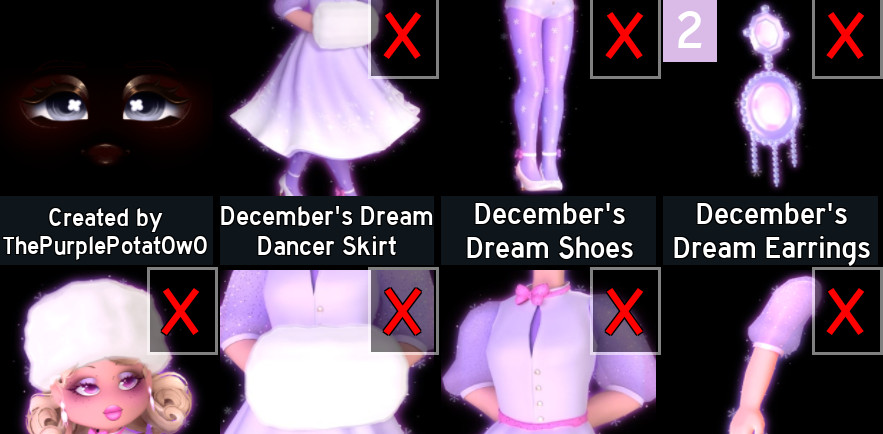 Royale High Sets! Mon Cheri, December’s Dream, and Goddess of Triumph 💕