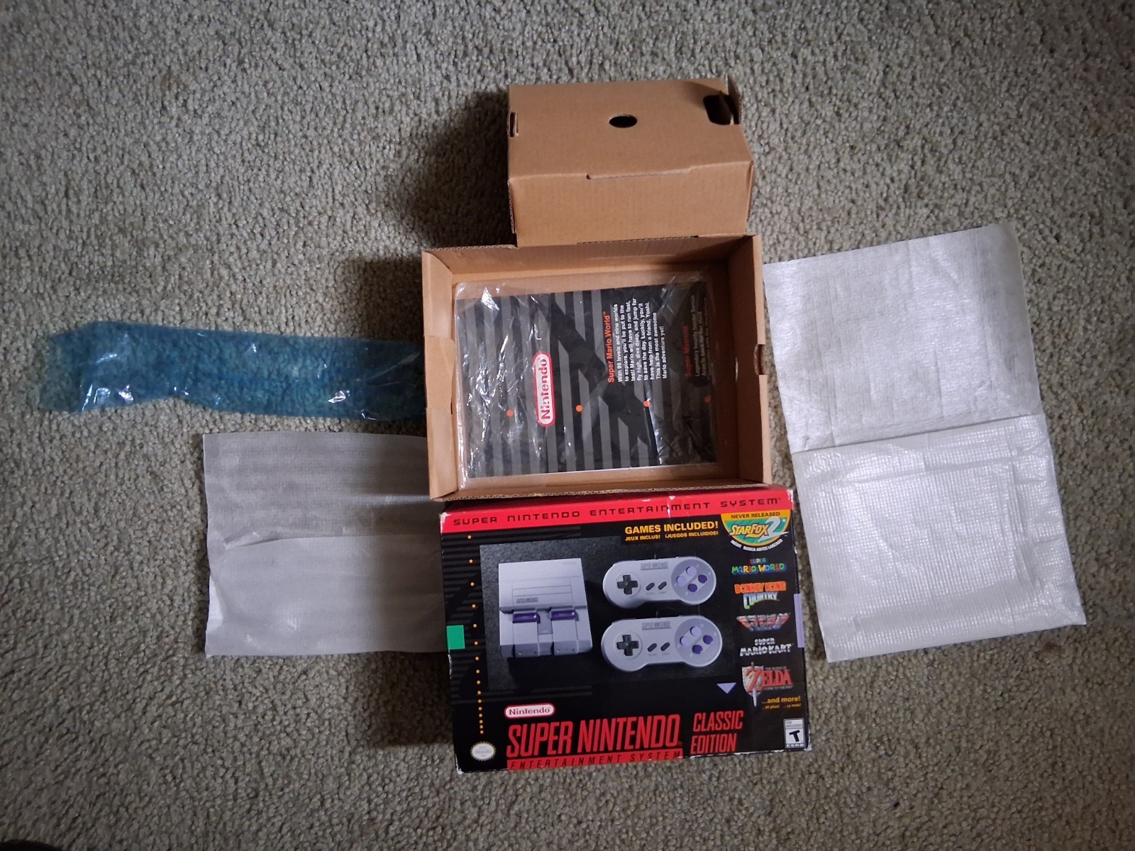 Super Nintendo SNES Classic Edition Mini Console Empty Box Only *No Console*