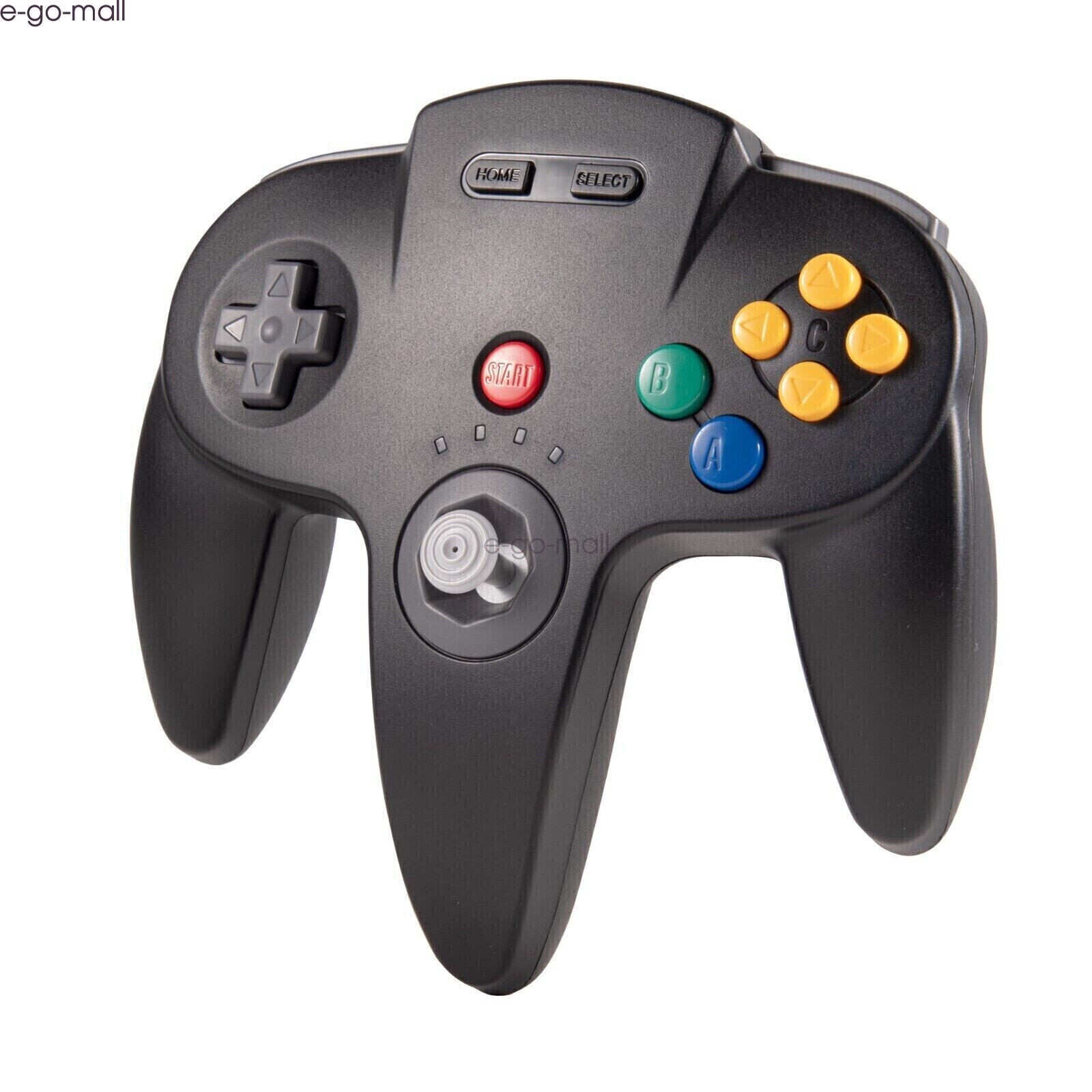 Black + Grey Wireless Switch N64 Controller for Nintendo 64™Switch Online PC MAC