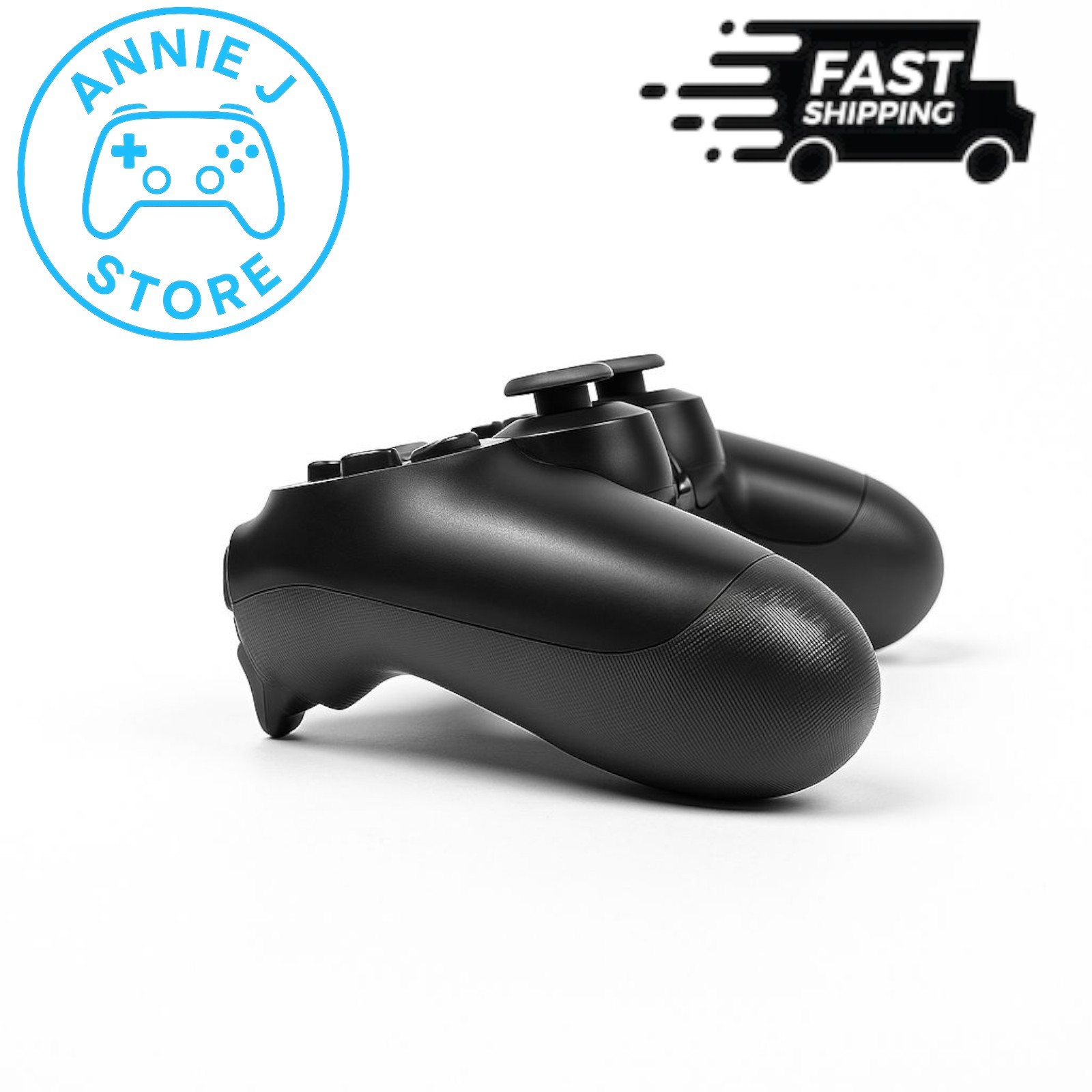 Wireless Controller Bluetooth Gamepad Compatible for PlayStation4 PS4-Black