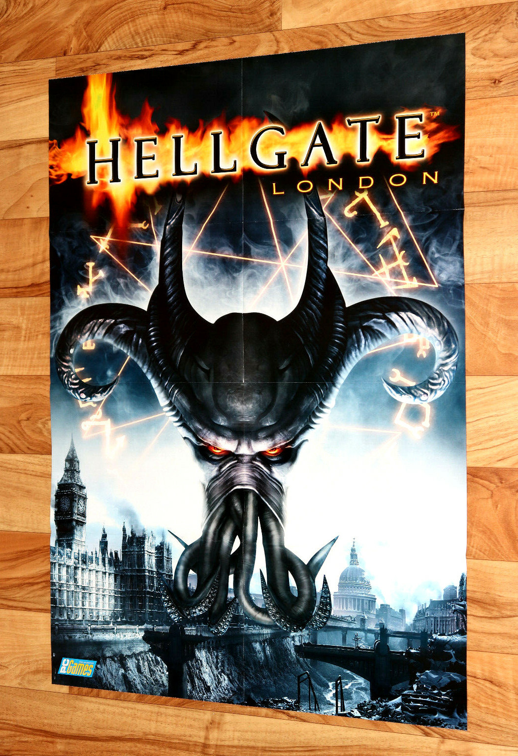 Hellgate London Blizzard Entertainment Very Rare double sided Poster 56x76cm