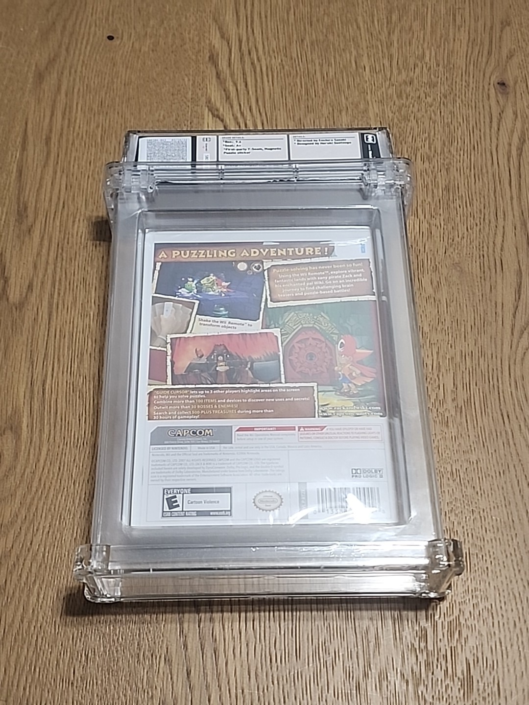Zack & Wiki Quest for Barbaros Treasure Nintendo Wii new Magnetic Puzzle Variant