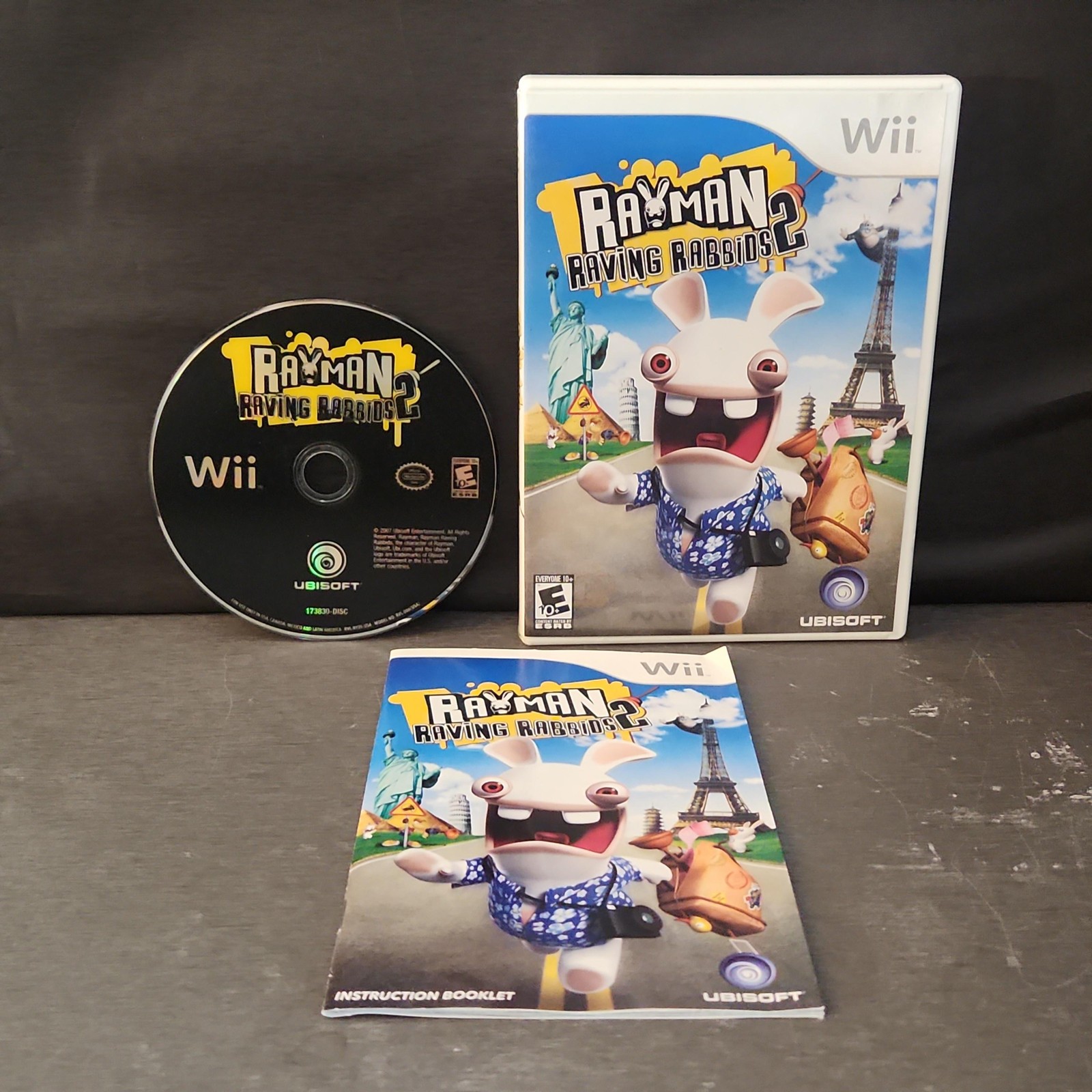 Rayman Raving Rabbids 2 Nintendo Wii Game CIB