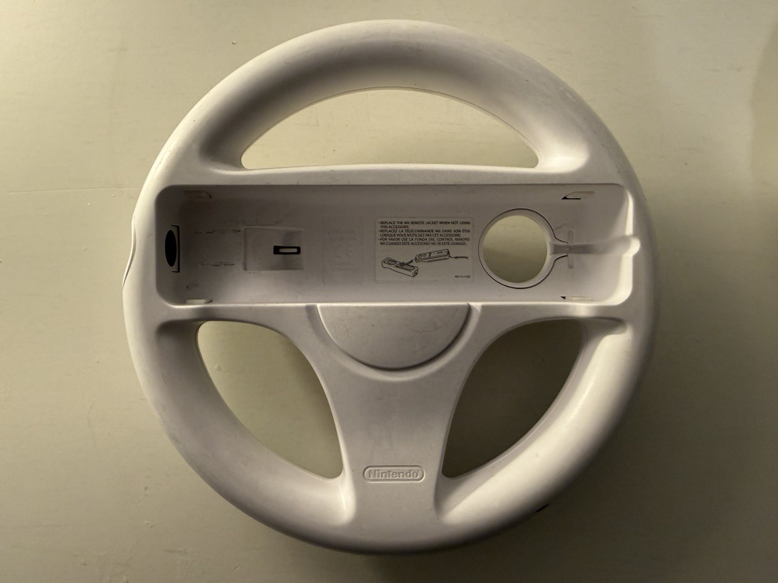 2X Official Nintendo Wii Steering Wheel Mario Kart OEM White RVL-024