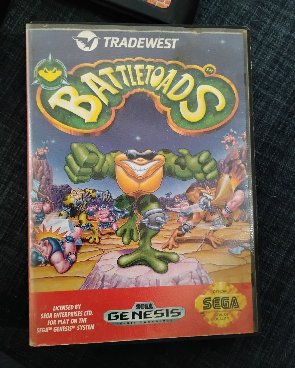 Tradewest Battletoads (Sega Genesis) Action & Adventure-Manual NOT Included