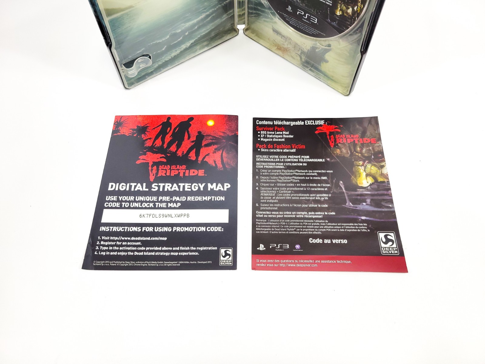 Dead Island: Riptide Steelbook (Sony PlayStation 3, 2013) PS3