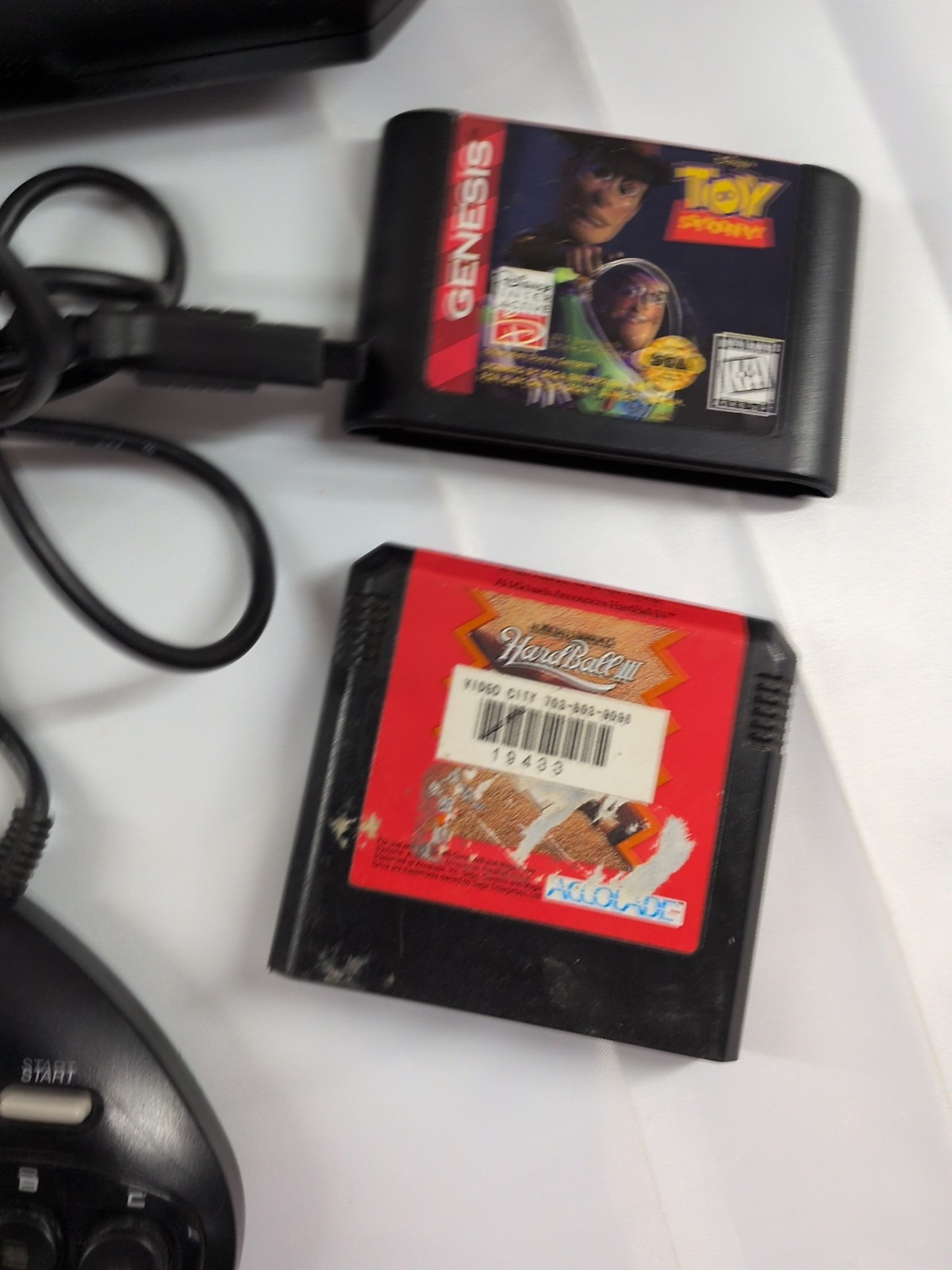 Sega Genesis Model 2 Console W/ 3 Games & Original Box Tested Works Toy Story…