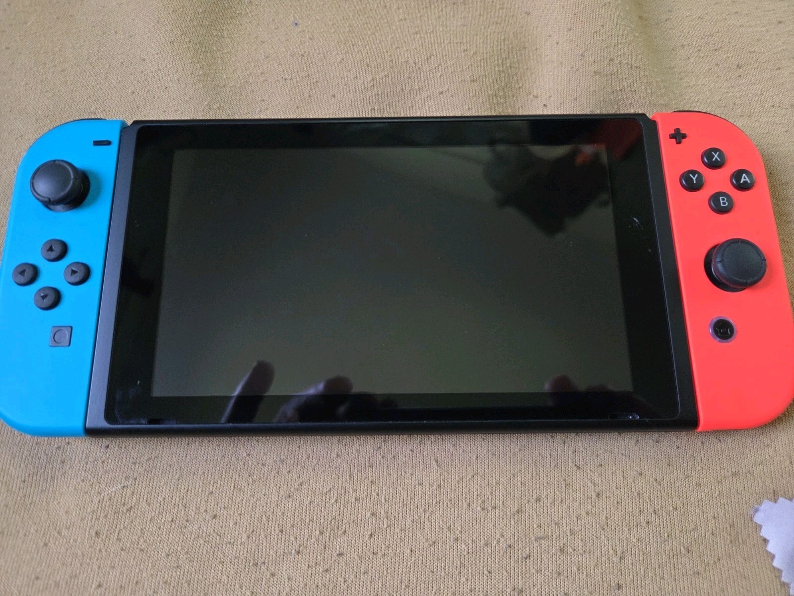Nintendo Switch V2 32GB w/Box w/ Mario Bros U Deluxe & Controller WORKS/READ