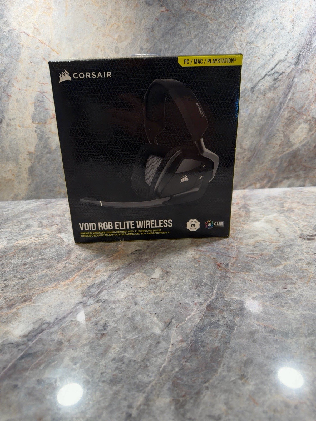 Corsair VOID RGB Elite Wireless Gaming Headset PC Mac PlayStation w/ USB Dongle