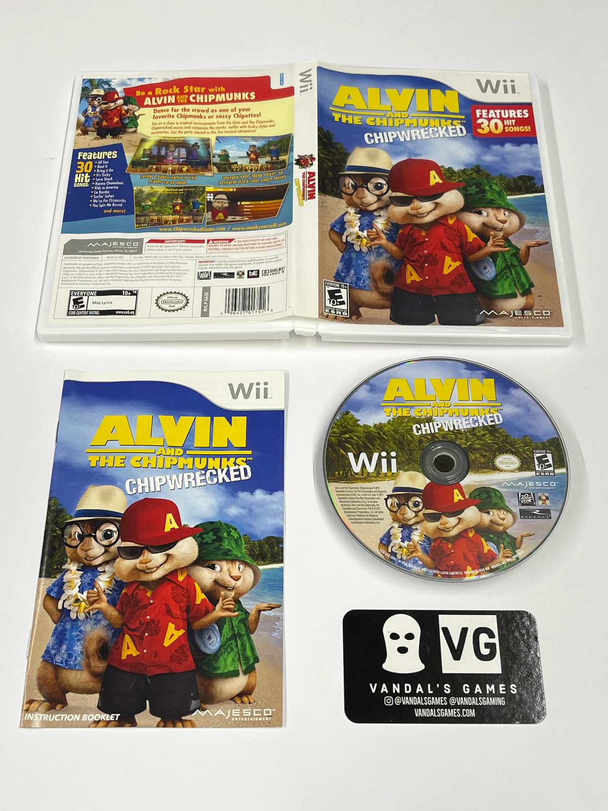 Wii – Alvin & Chipmunks: Chipwrecked Nintendo Wii Complete #111