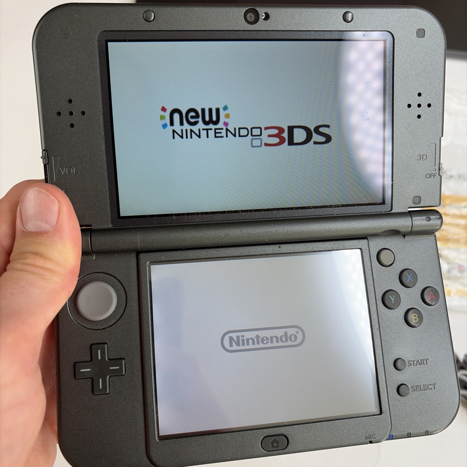 Nintendo New 3DS XL Black Complete Box W Top IPS! Charger Stylus US Model