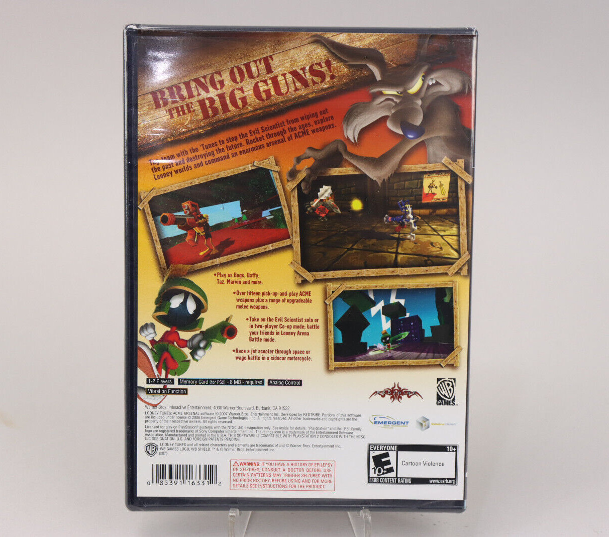 Looney Tunes Acme Arsenal Sony PlayStation 2 PS2 2005 WB Games New Fact. Sealed!