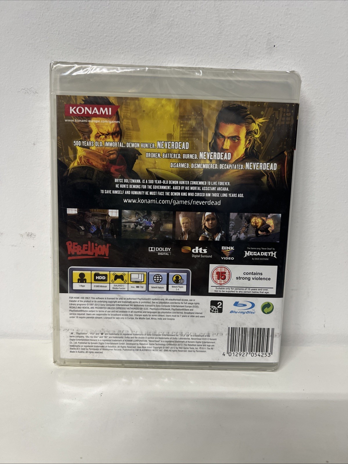Never Dead / Neverdead – New, Factory Sealed Sony Playstation 3 PS3