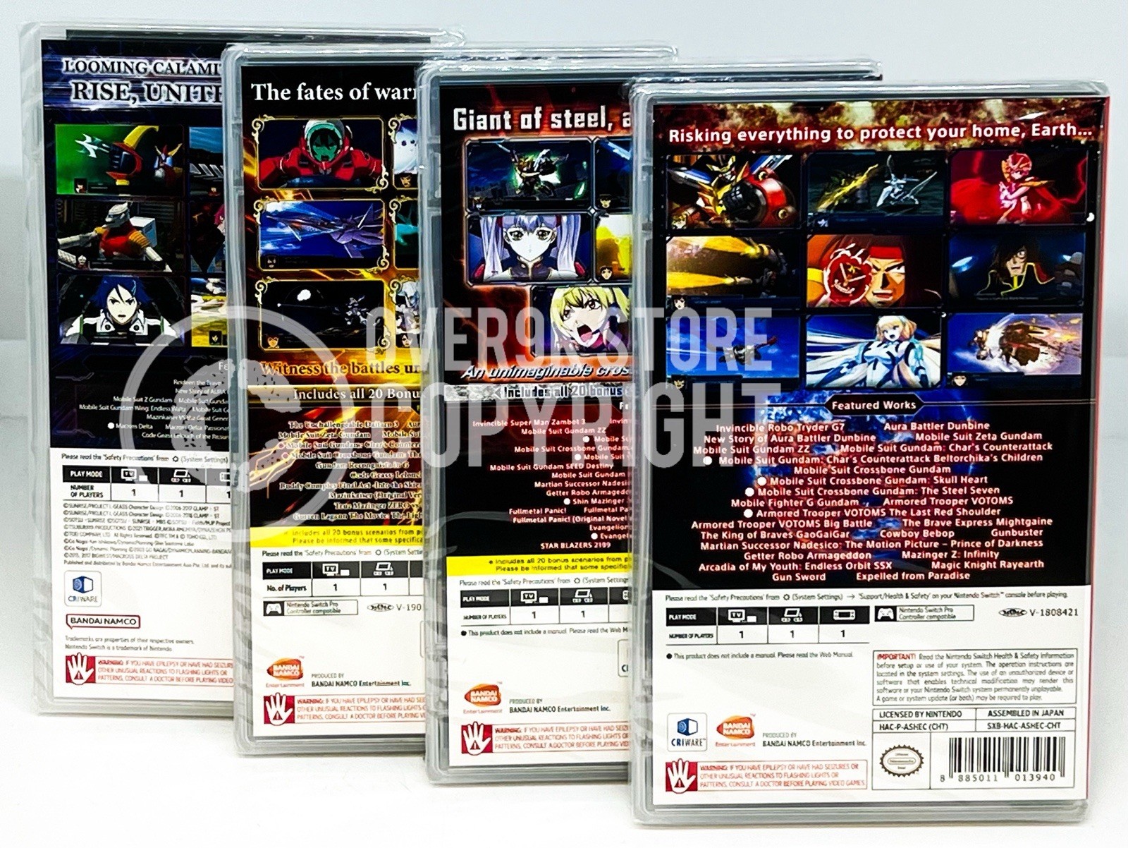 Super Robot Wars T + V + X + Y- Nintendo Switch – Brand New | Factory Sealed
