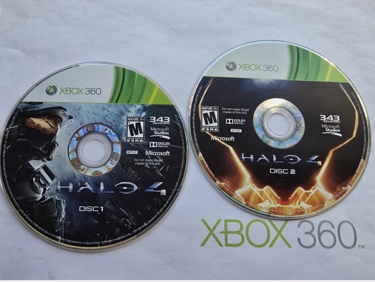 Halo 4 (Microsoft Xbox 360, 2012) – Tested – NO TRACKING – Both Discs