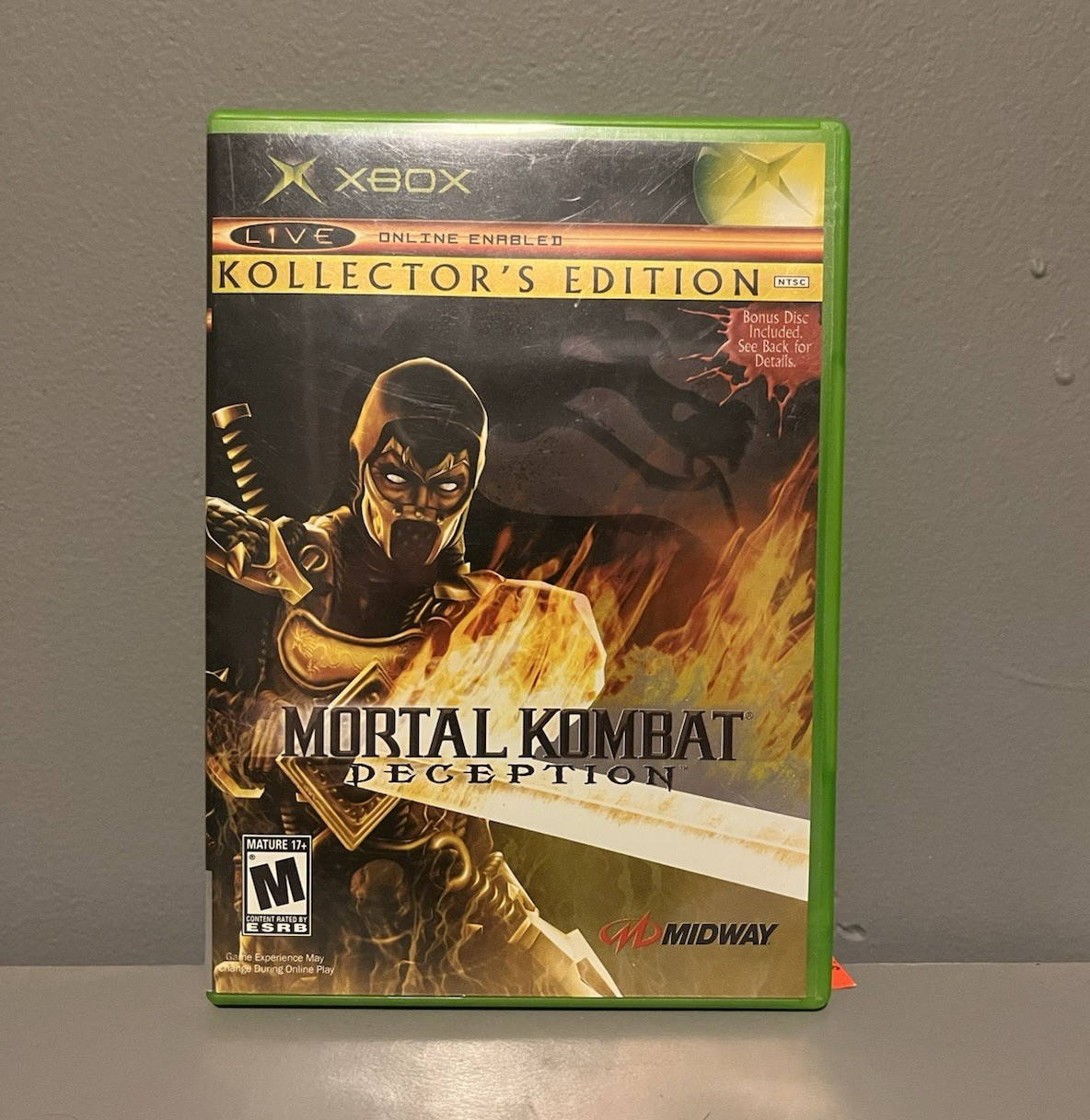 Midway Mortal Kombat Deception Collector’s Edition Xbox NTSC-U/C M Fighting