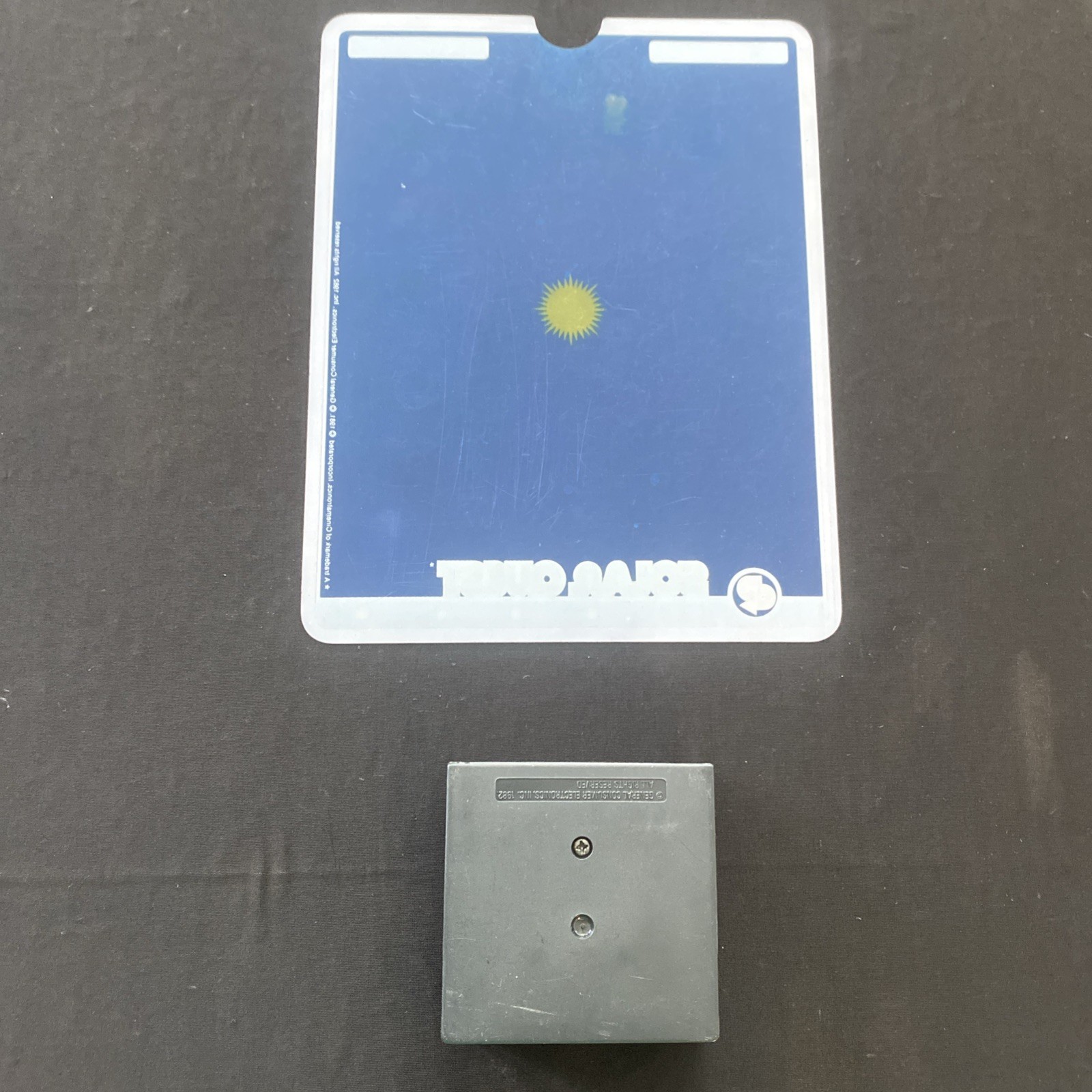 Solar Quest Vectrex 1982 Cartridge And Overlay Free Shipping