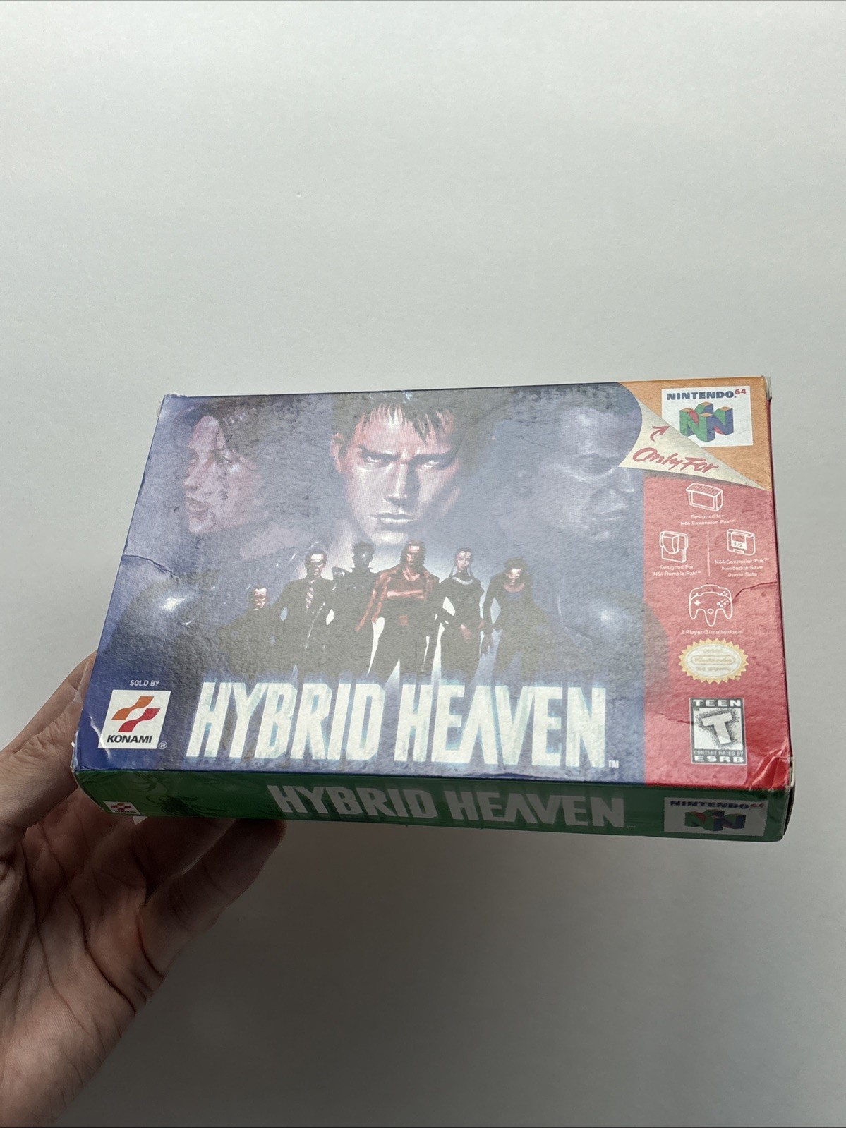 Hybrid Heaven Nintendo 64 N64 Complete In Box CIB Reg Card Blockbuster Rental