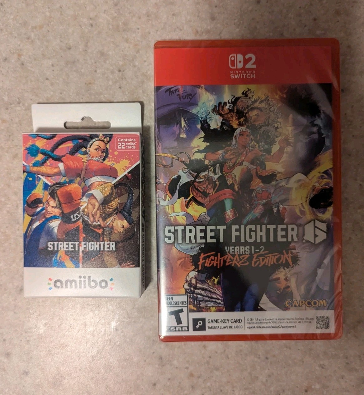 Street Fighter 6 Years 1-2 Fighters Edition for Nintendo Switch 2 + Amiibo Cards
