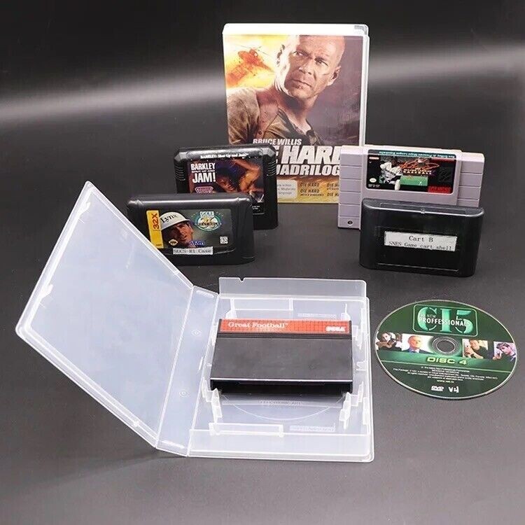 Universal Video Game Case (Retro Cartridge and Disc Games) Buy 3 Get 1 Free!
