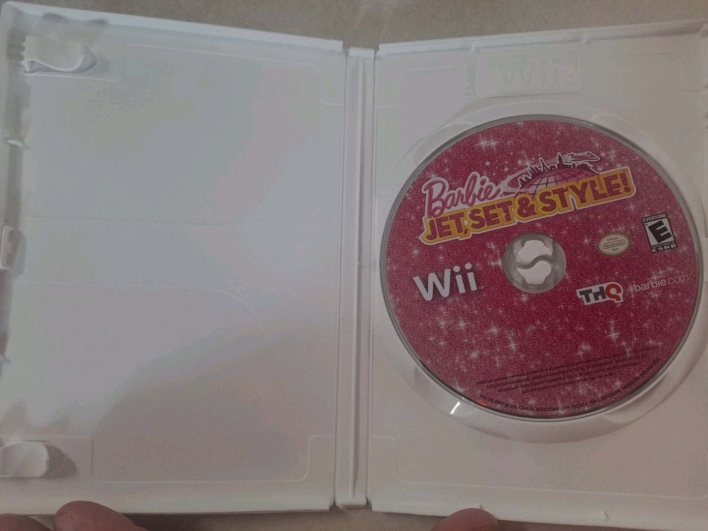 Barbie: Jet, Set & Style (Nintendo Wii, 2011) Missing Manual – May Need Buffed