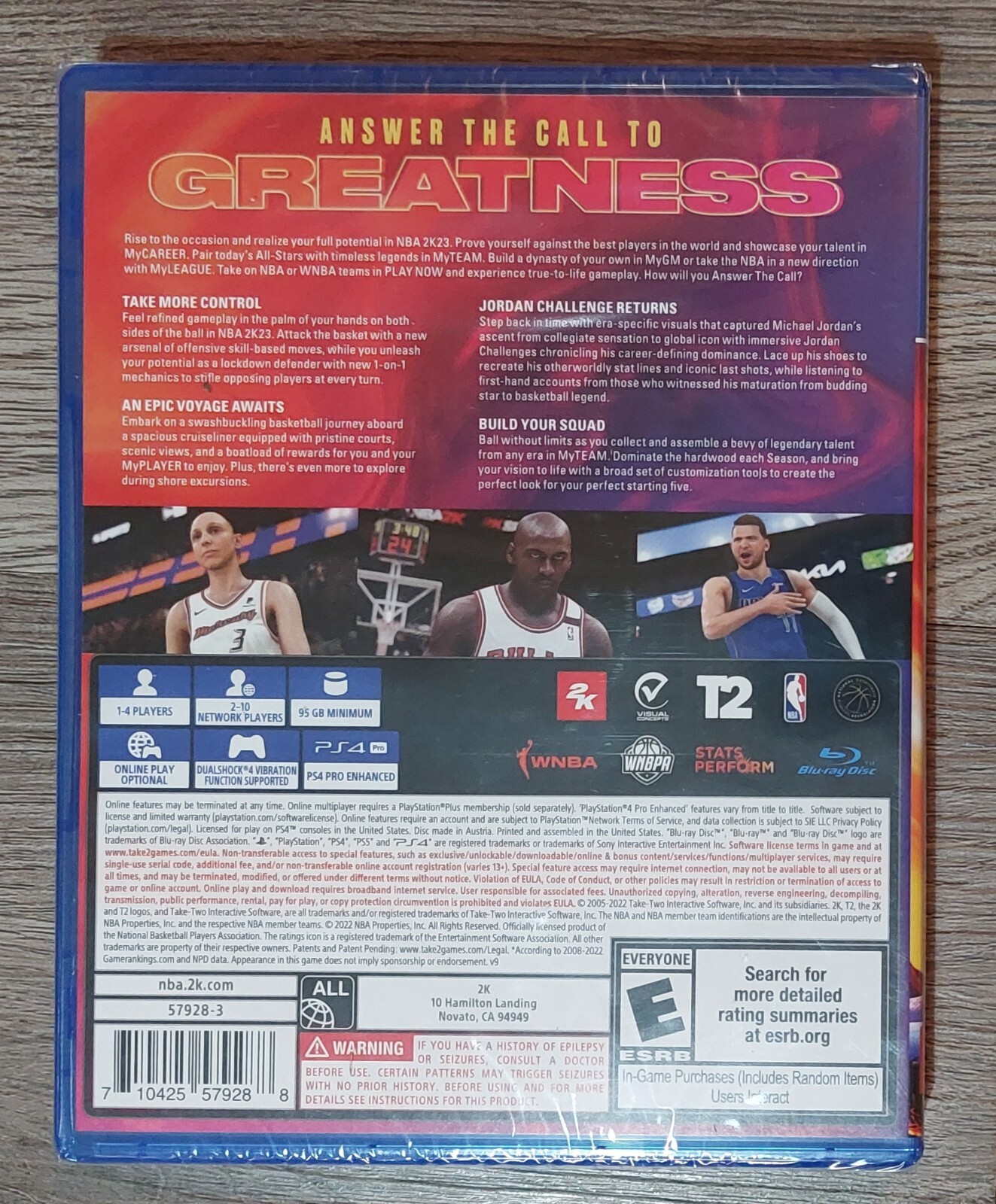 ” Brand New Sealed NBA 2K23 for PS4 – Factory Sealed, Unopened- Free Shipping! “