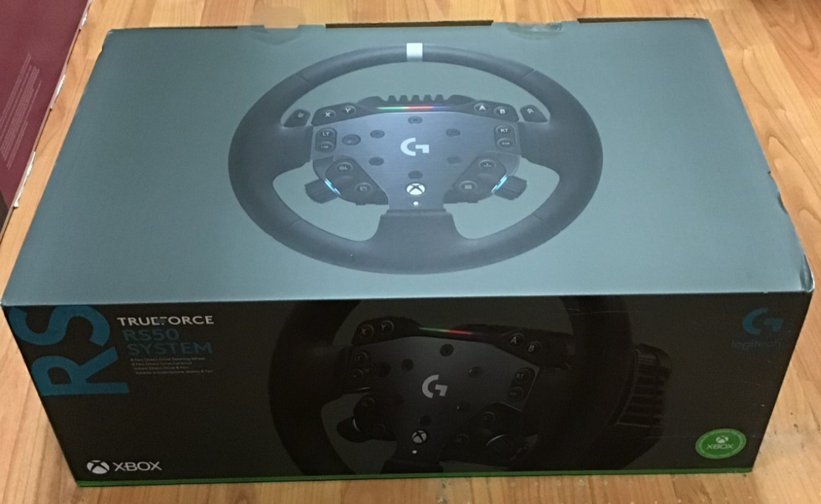 (MA3) Logitech TrueForce RS50 System Gaming Steering Wheel for Xbox (941-000272)