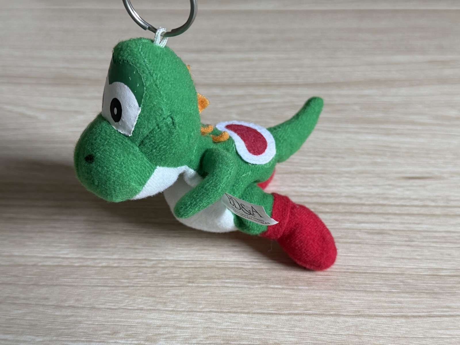 Yoshi Nintendo 64 N64 Plush Keychain w/ Clip Stuffed Animal Figure BD&A w/ Tag