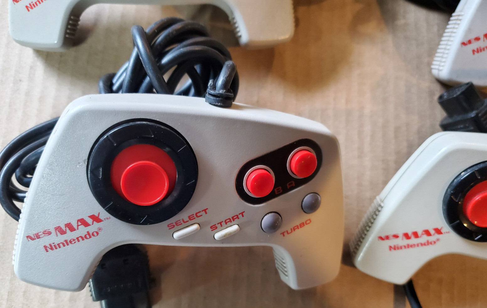 Lot of 9 Nintendo NES-027 NES MAX Controllers Tested
