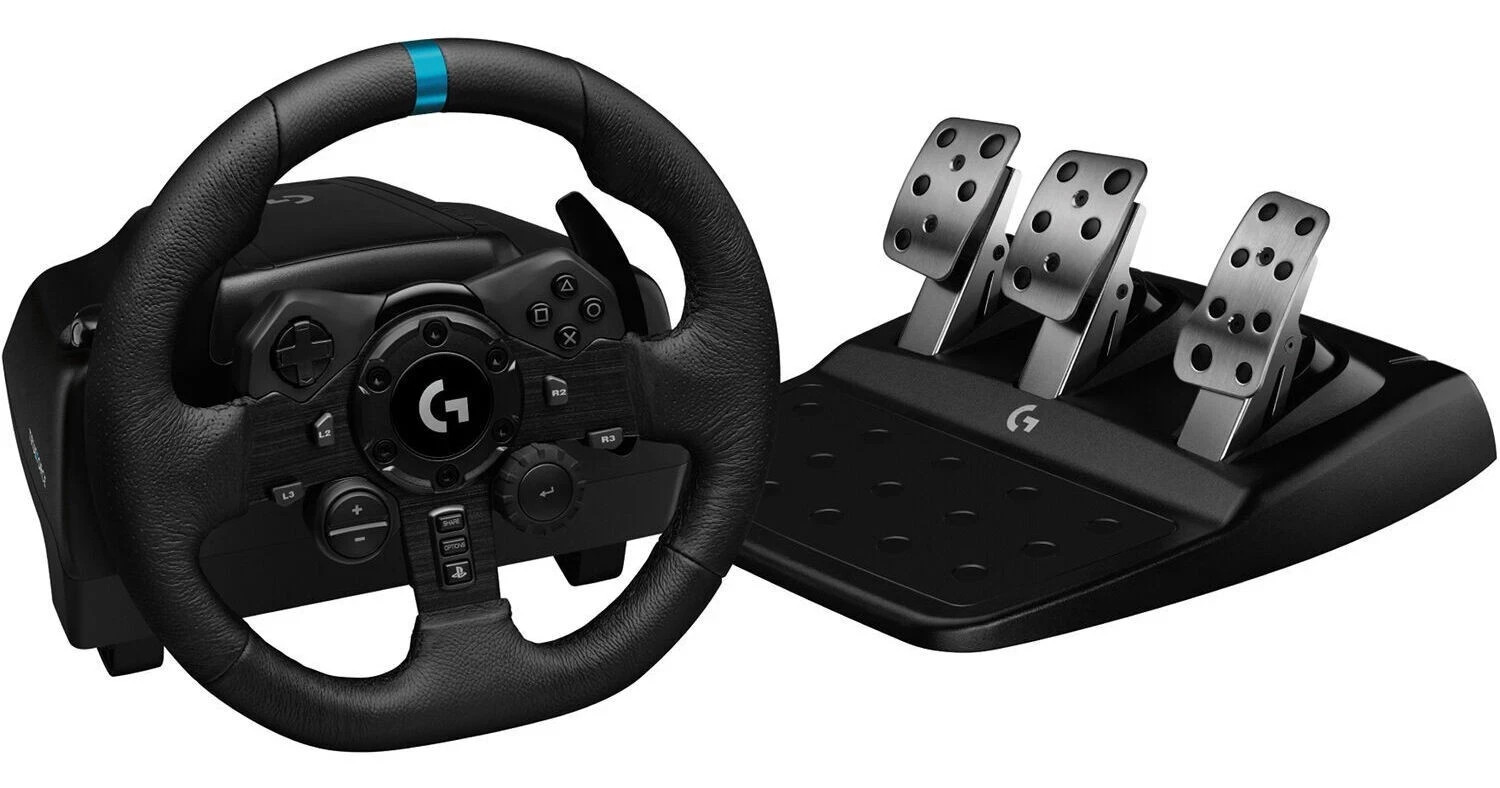 Logitech G923 TrueForce Racing Wheel and Pedals for PS5 PS4 and PC 841-000059