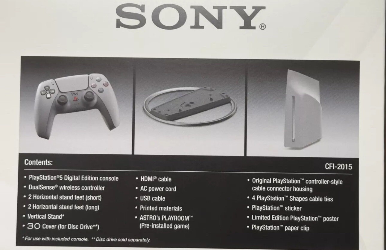 PlayStation 5 Digital Edition 30th Anniversary Limited Edition Bundle