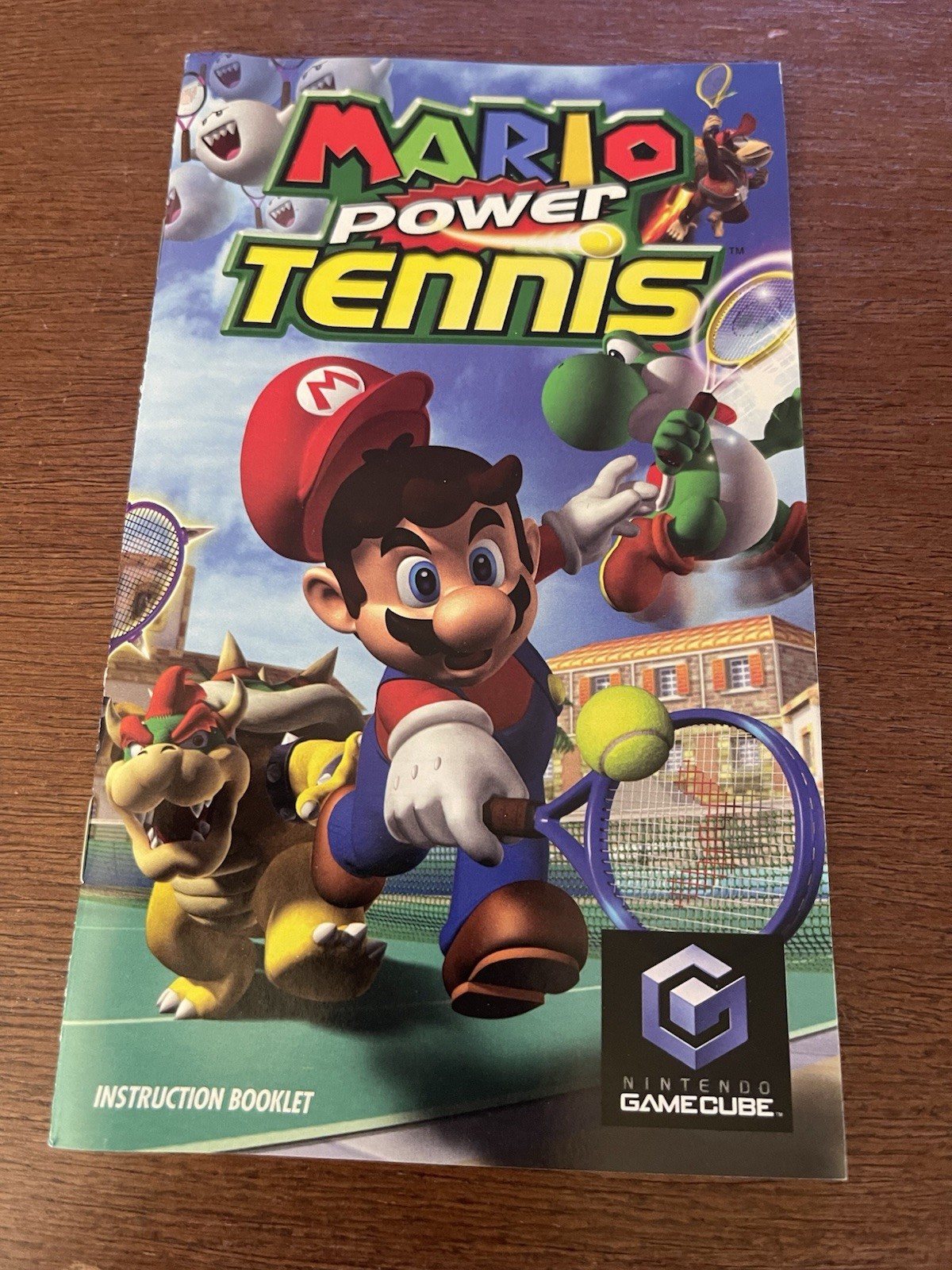 Mario Power Tennis CIB Complete Nintendo GameCube Clean Tested Working VG Cond