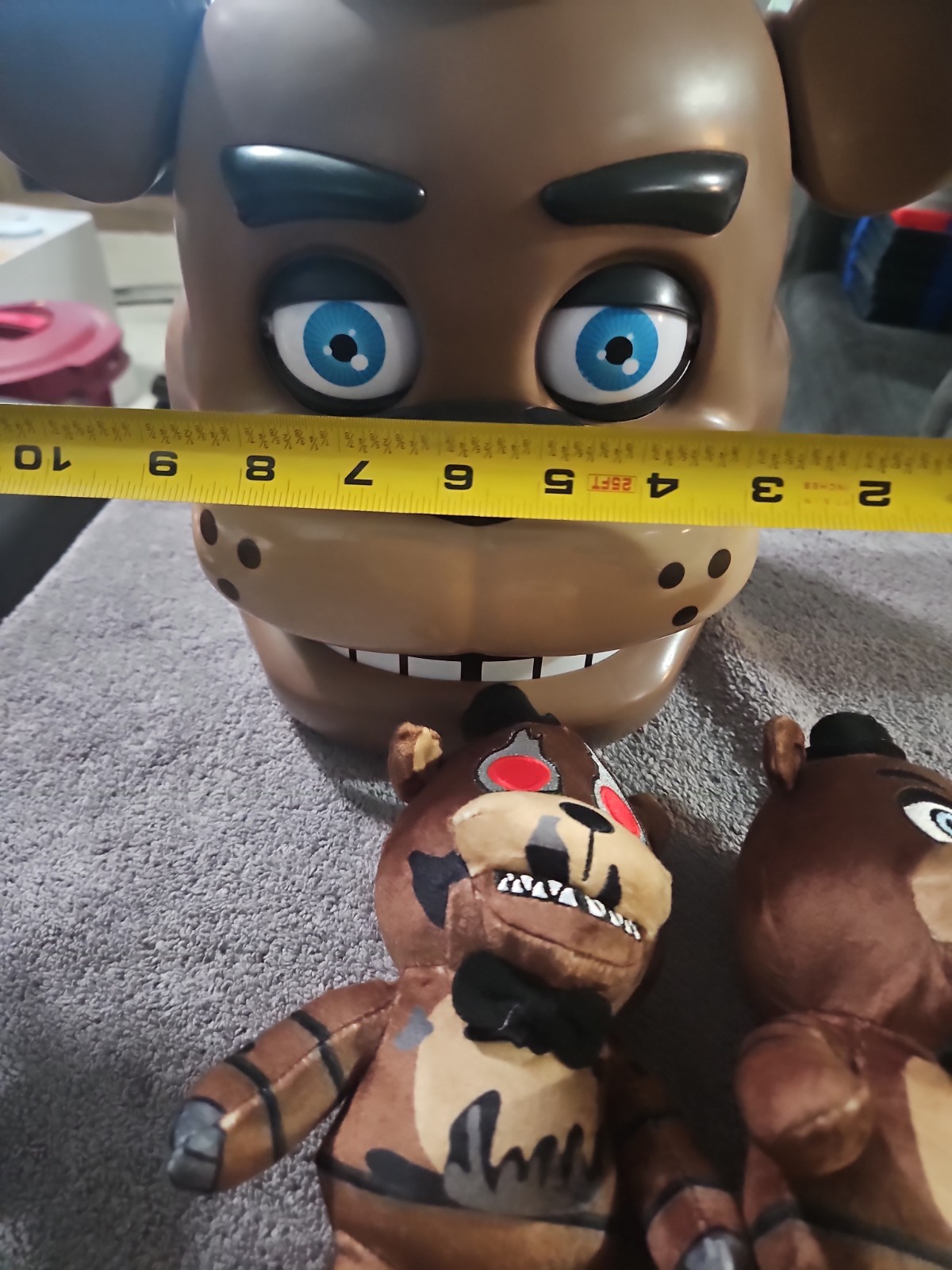 Five Nights At Freddy’s 10th Anniversary Animatronic Talking Freddy Head WORKS