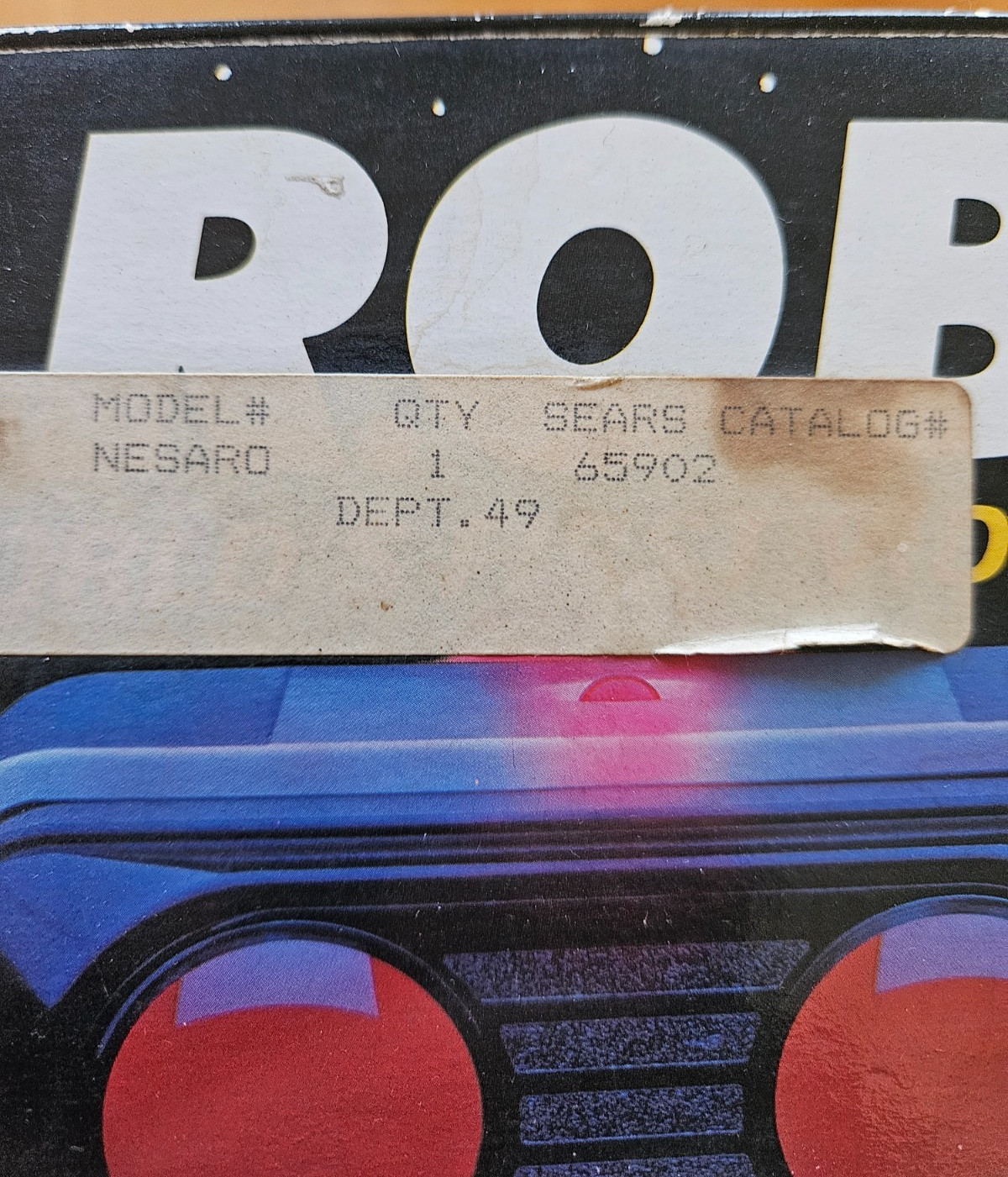 Rob The Robot Standalone in box (Missing paperwork), Nintendo