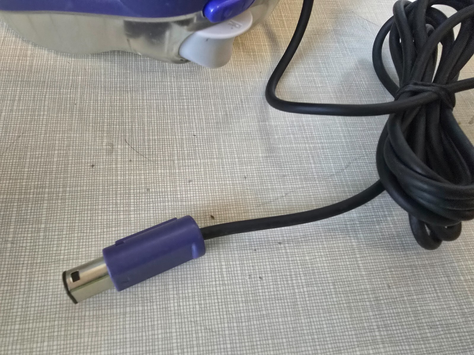 Nintendo Gamecube Controller Indigo Purple Clear Back OEM DOL-003 US SELLER