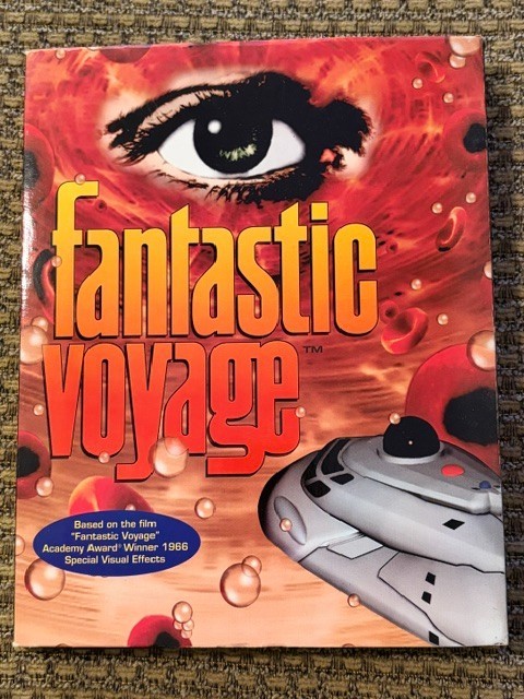 FANTASTIC VOYAGE AMIGA GAME W/ BOX + PAPERS CLASSIC COMPUTER SEE PICS