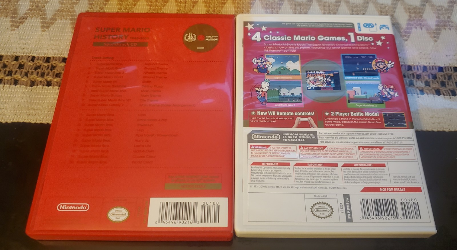 Super Mario All Stars 25th Anniversary Limited Edition for Wii w box protector