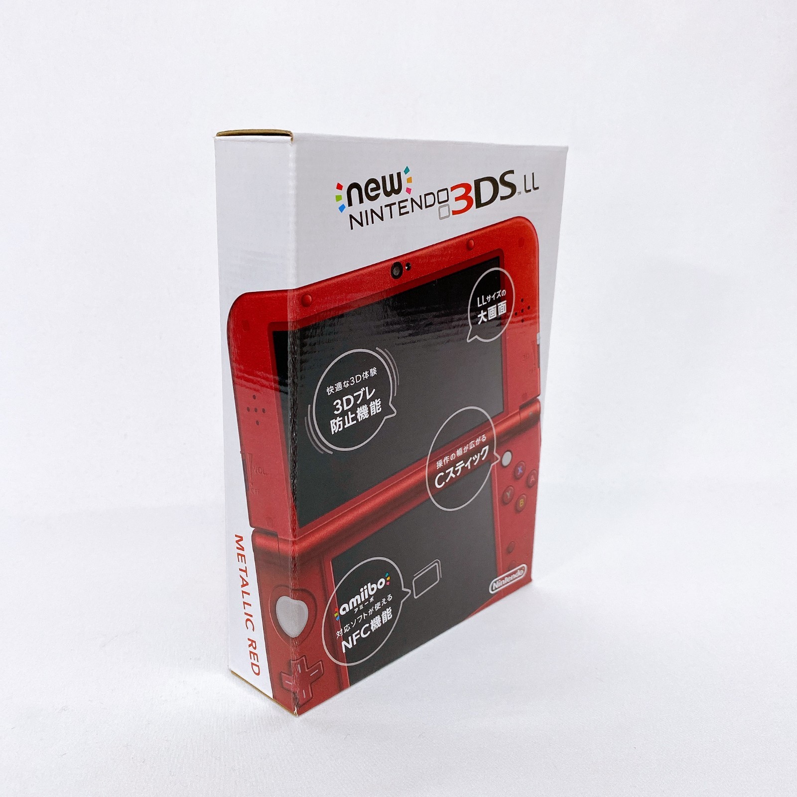 【Near Mint】【Top IPS】New Nintendo 3DS XL LL Metallic Red Japan Tested Working