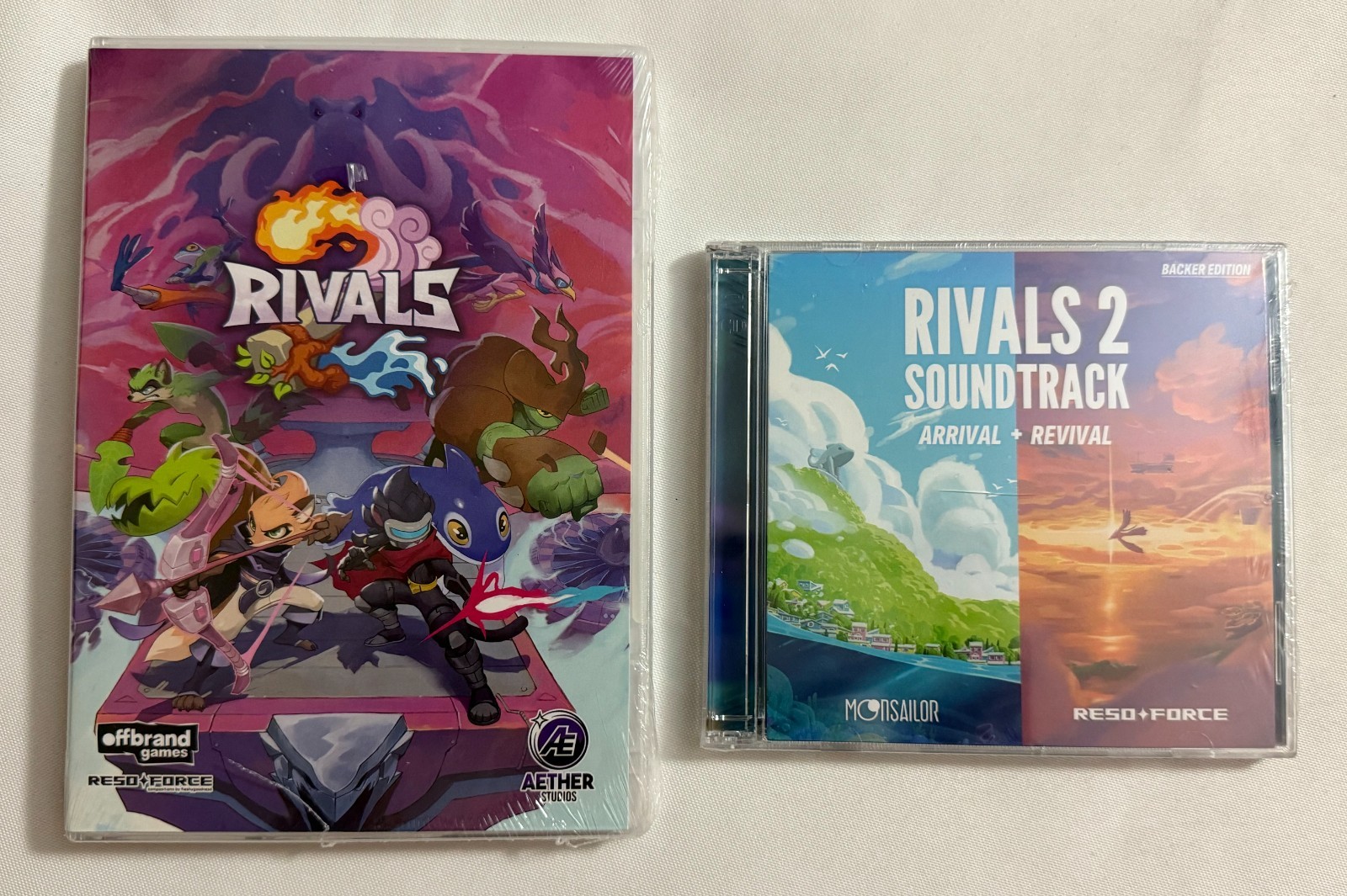 Rivals of Aether 2 PC Physical KICKSTARTER EXCLUSIVE w/Soundtrack NEW RARE!