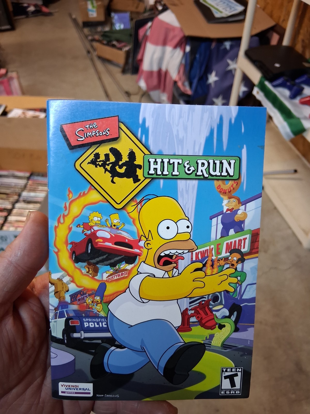 The Simpsons Hit & Run Original Manual Instruction Booklet PC English