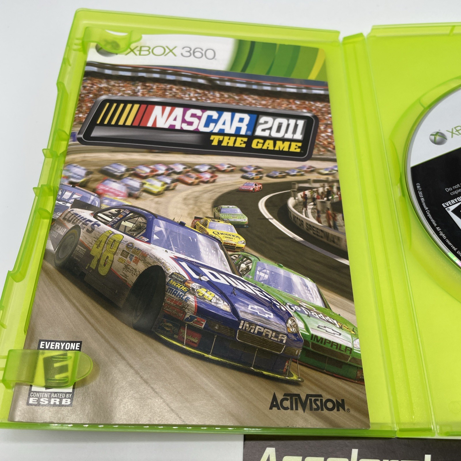 NASCAR The Game 2011 Xbox 360 Complete CIB + Insert