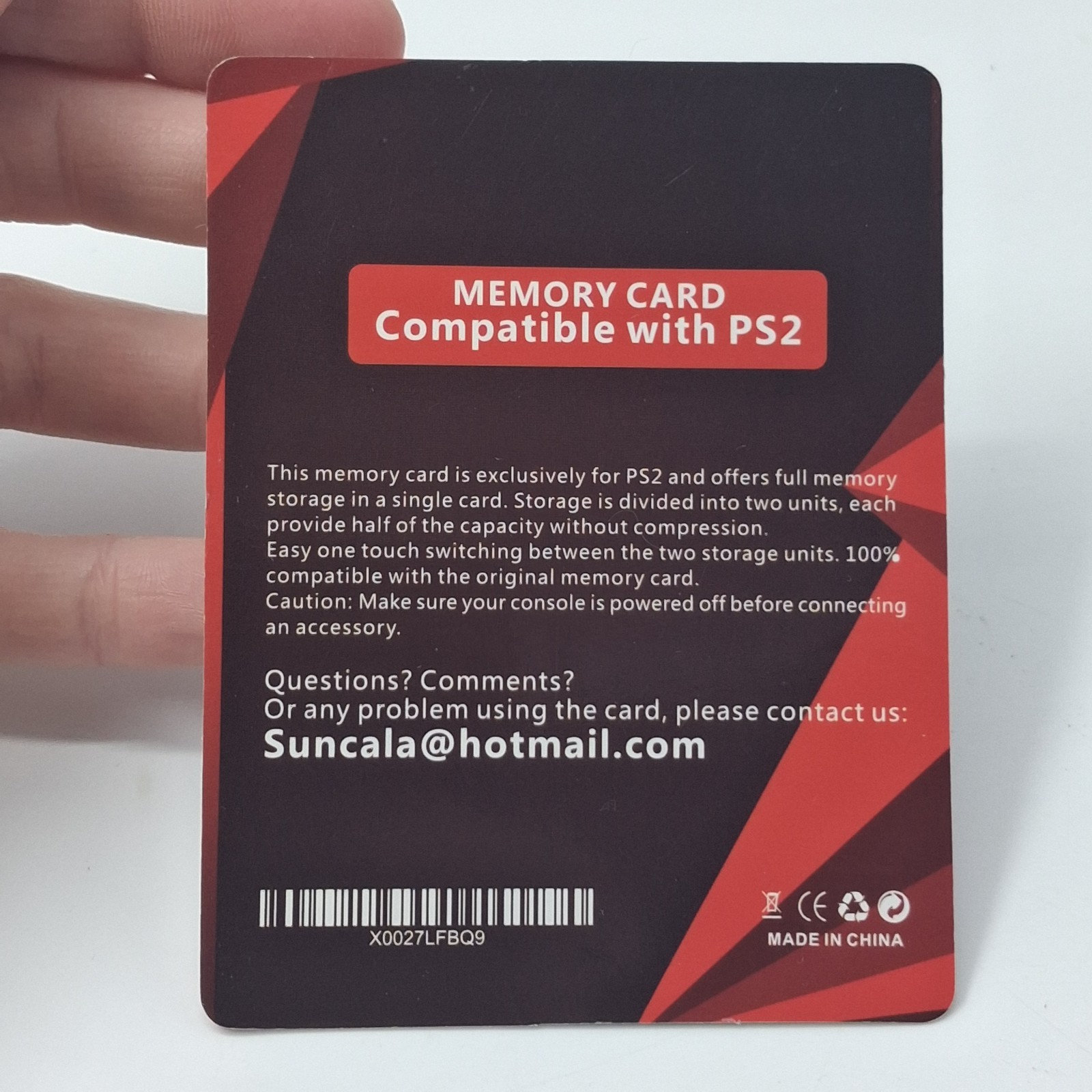 PlayStation 2 Memory Card 256 MB Black PS2 Brand New Sealed Suncala