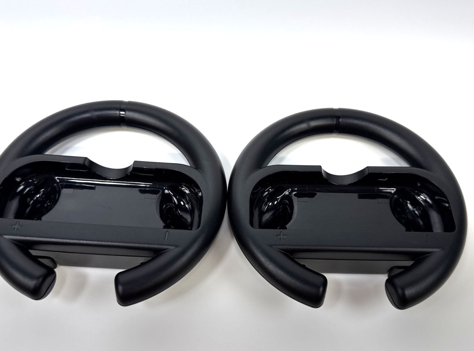 Black Steering Wheel Set for Nintendo Switch Joy-Con Mario Kart (Unbranded)