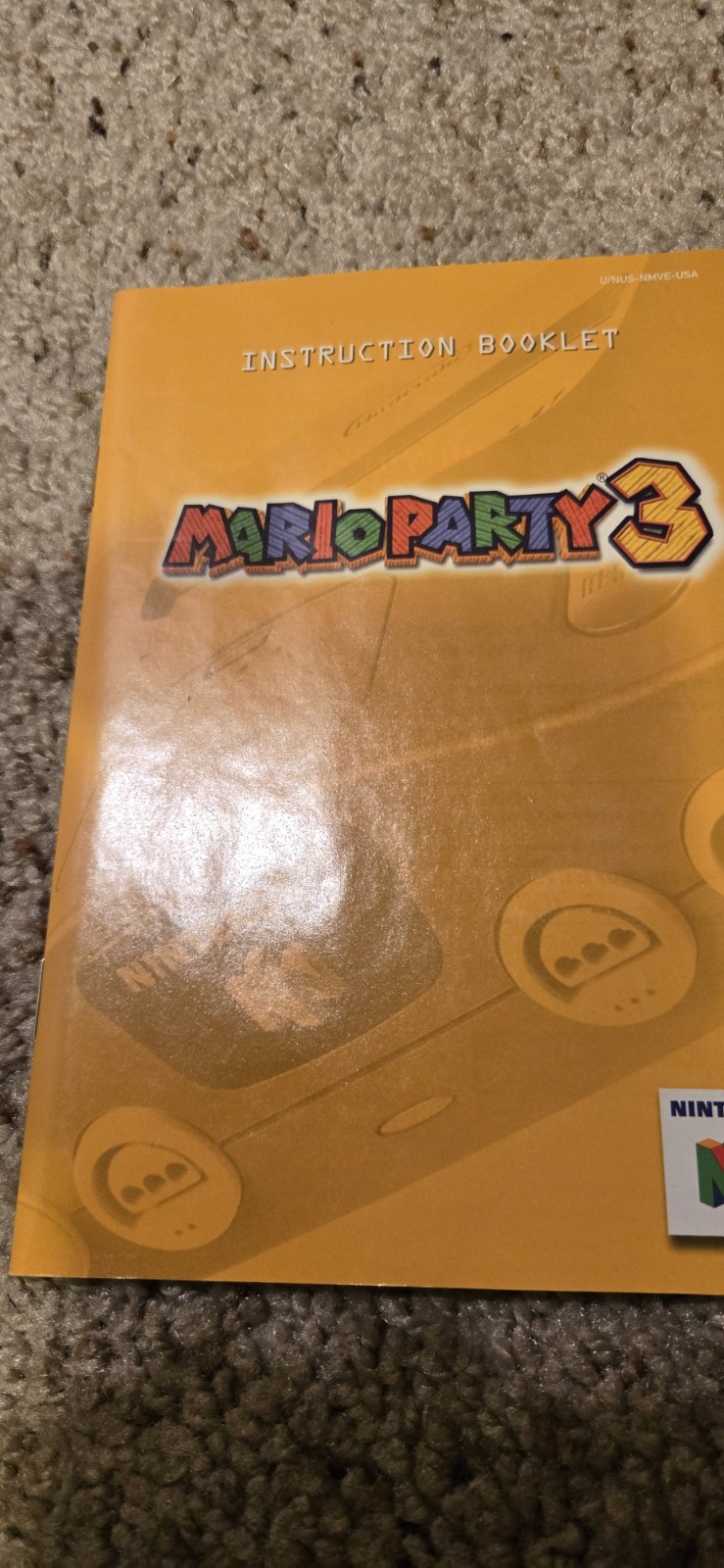 Mario Party 3 (Nintendo 64, N64, 2001) Authentic Tested Working Clean Cartridge