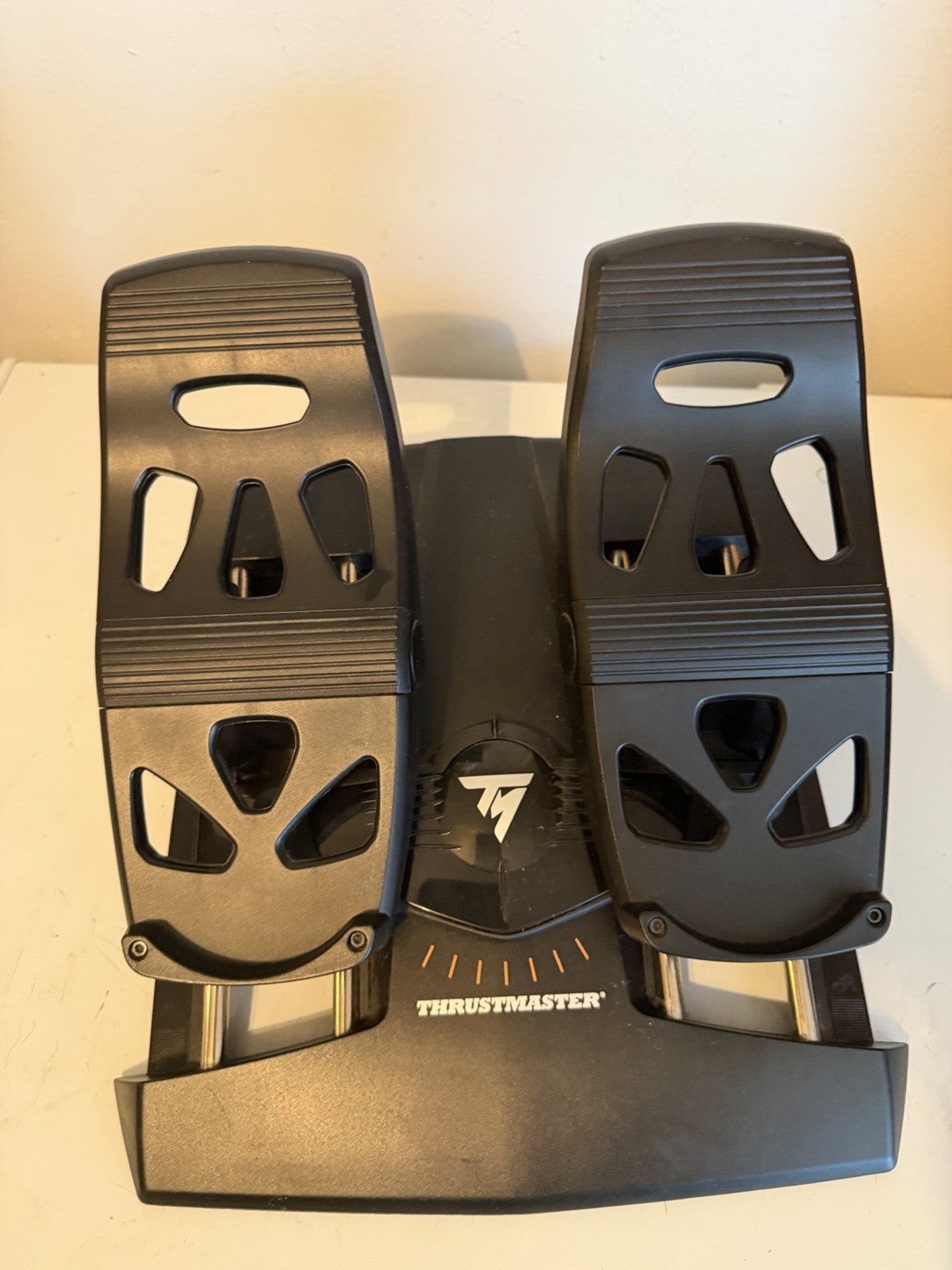 Thrustmaster TFRP Flight Rudder Pedals RJ12 Tested Working No USB Adapter