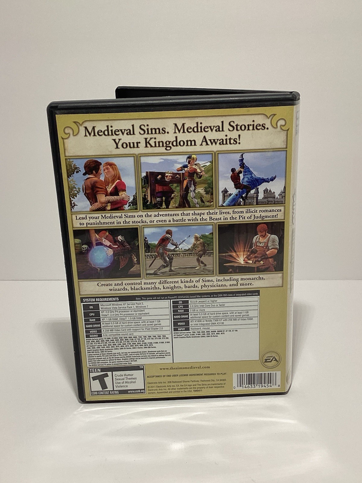 The Sims Medieval PC WIN MAC Game 2011 Complete Limited Edition