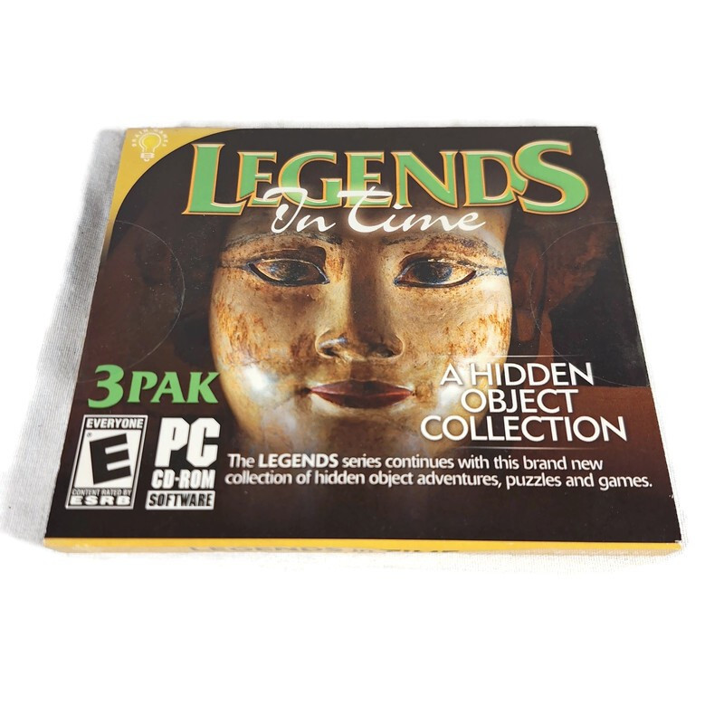 Legends In Time 3 Pack PC CD-Rom 2011 Windows Hidden Object Game Compilation