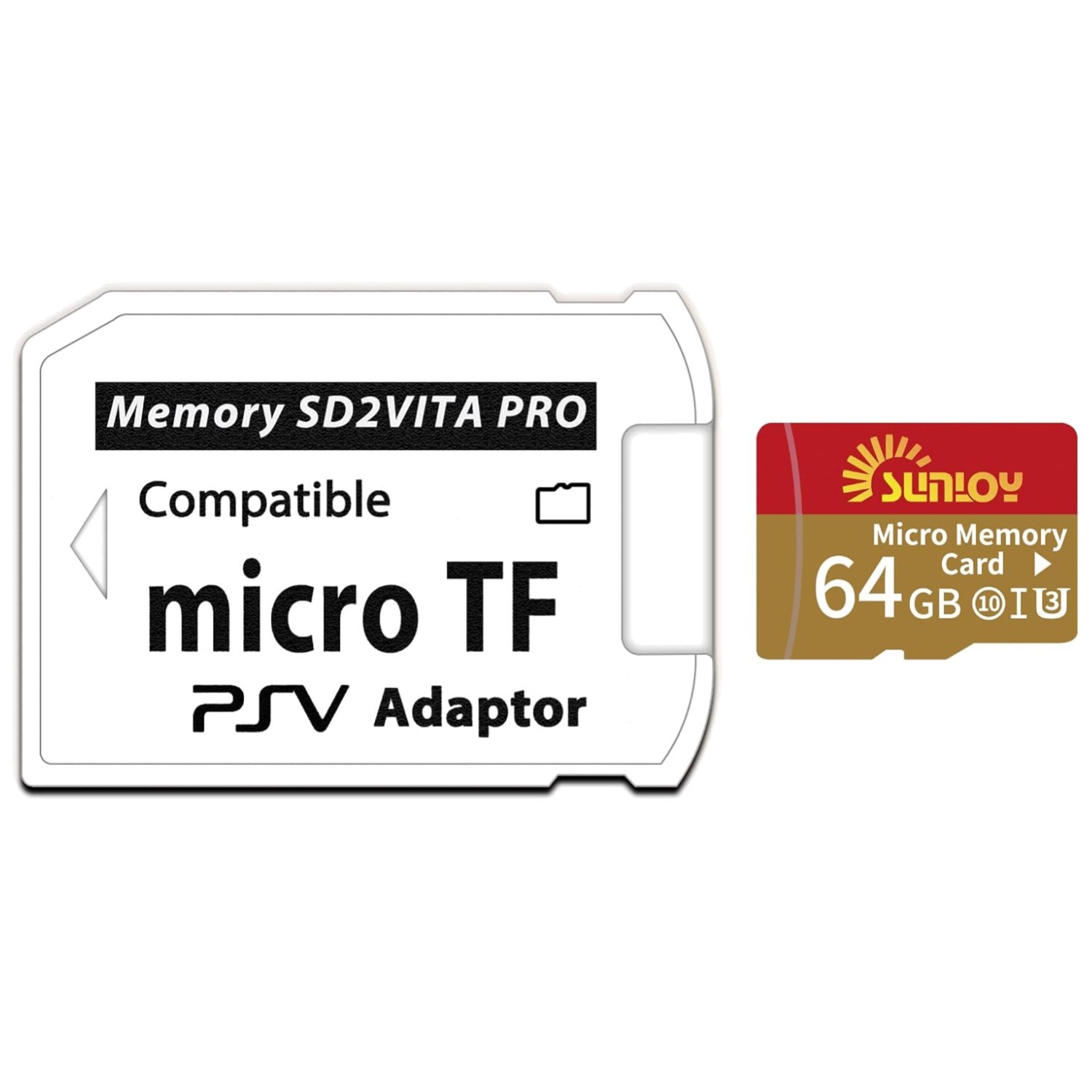 SD2Vita 6.0 PS Vita Memory Card Adapter – 64GB Micro SD Card